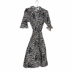 Tizzie Leopard Cotton Shirt Dress